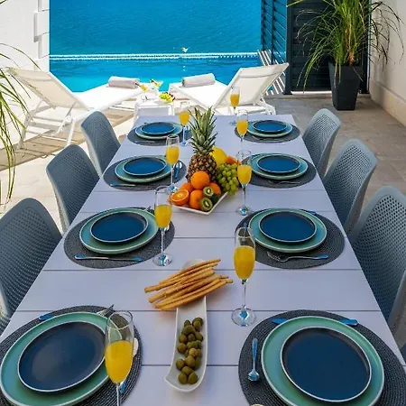 Captivating Belle Riviere Private Infinity Pool Next To The Sea Slano Villa *