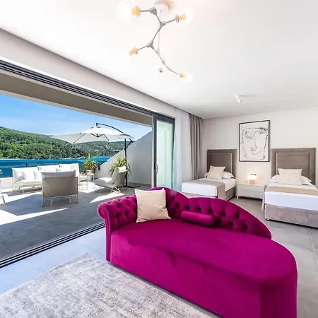 Captivating Belle Riviere Private Infinity Pool Next To The Sea Slano Villa Dubrovnik