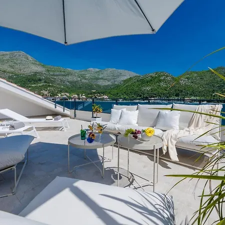 Captivating Belle Riviere Private Infinity Pool Next To The Sea Slano Villa Dubrovnik