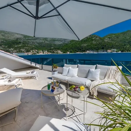 Villa Captivating Belle Riviere Private Infinity Pool Next To The Sea Slano Dubrovnik