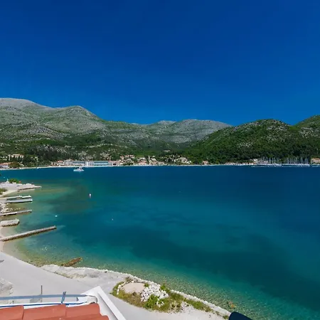 Captivating Belle Riviere Private Infinity Pool Next To The Sea Slano *